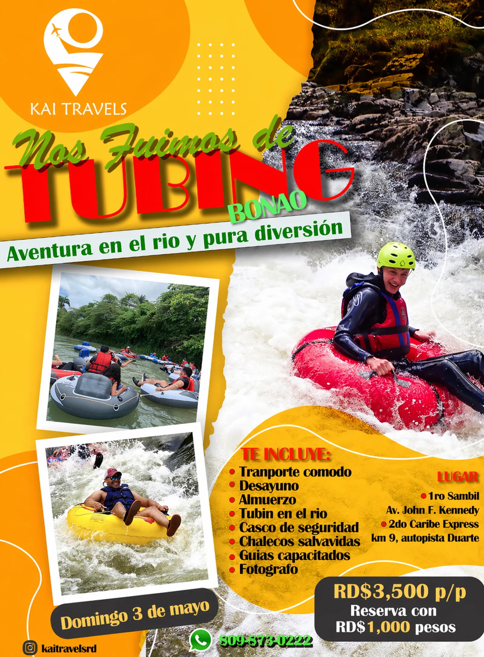Tubing in Bonao, image 2 of 8