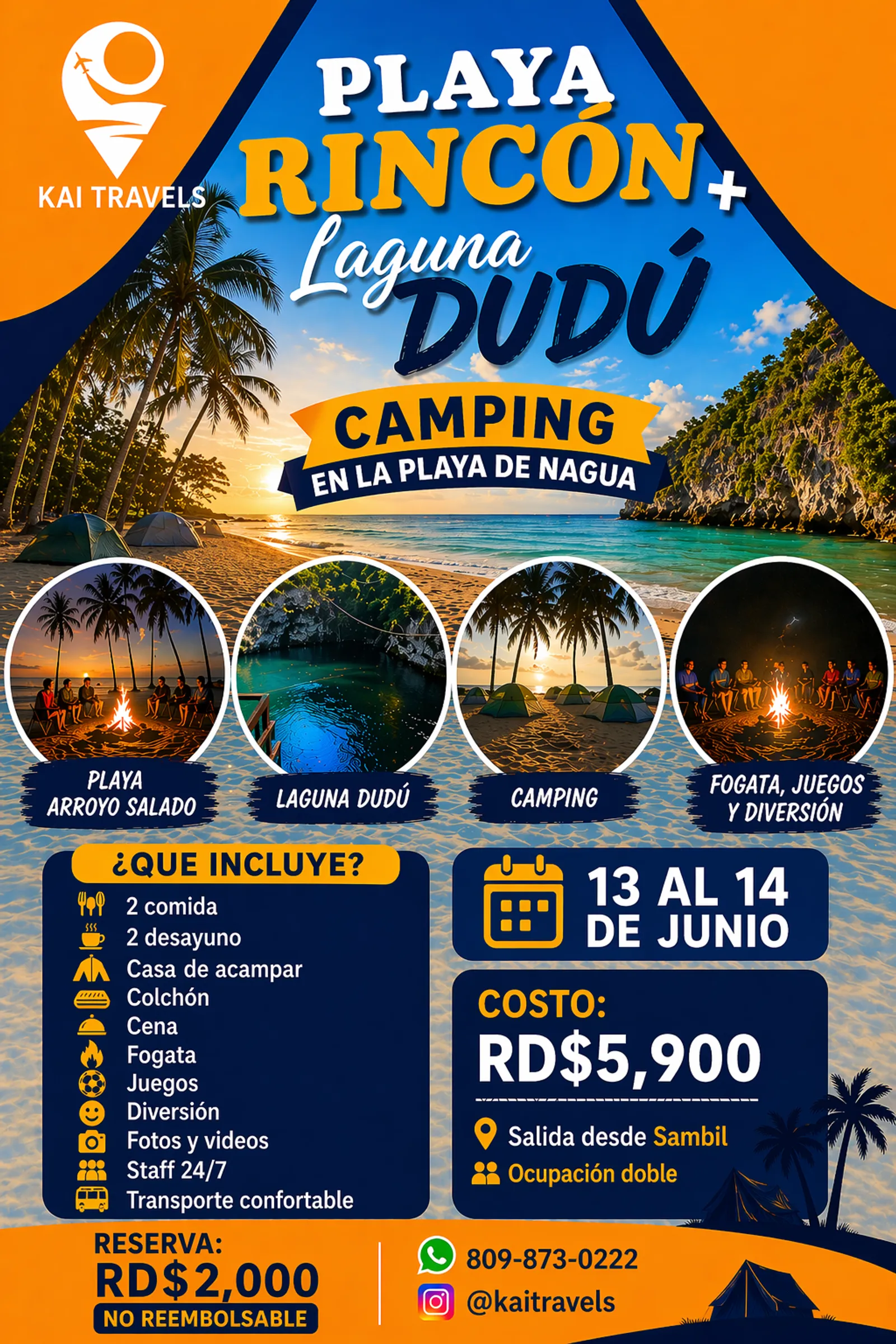 Beach Camping in Nagua, image 3 of 5