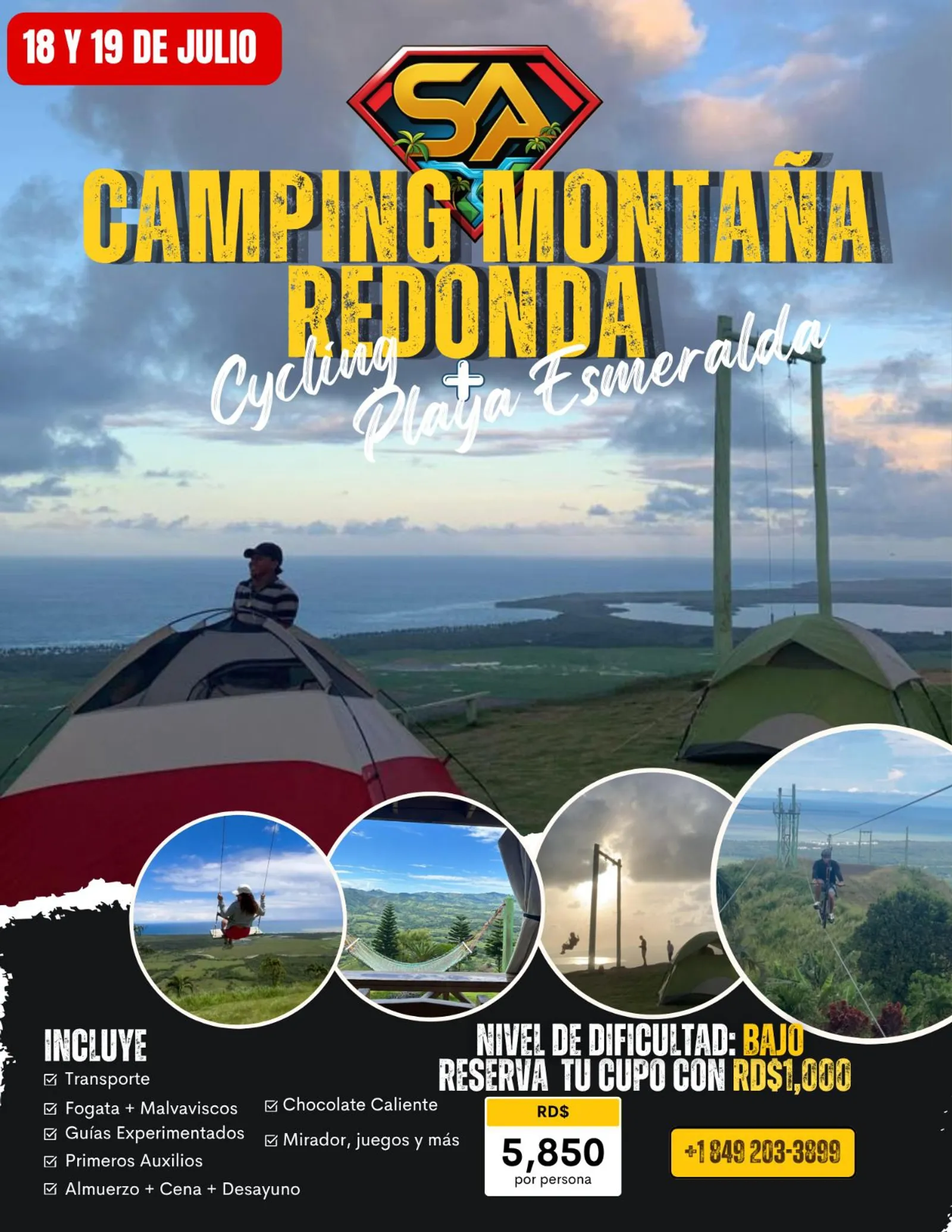 Camping at Montaña Redonda + Cycling July 18 and 19, image 6 of 11